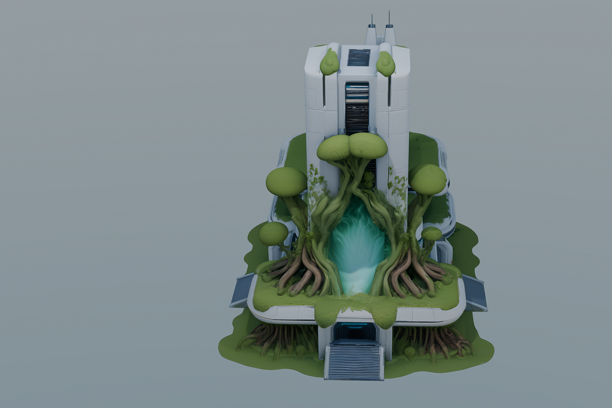 Eden Nexus Bio-City, an Architecture 3D Model by Temer (Photo 1 of 3)