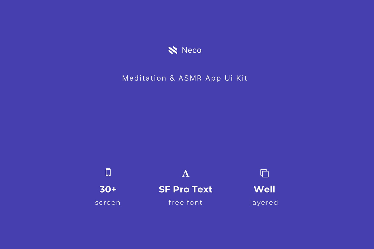 Meditation & ASMR App Ui Kit, an UI Kit Template by Betush (Photo 6 of 6)