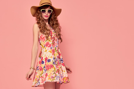 Female model stylish summer outfit stock photo containing fashion and beauty, a Beauty & Fashion Photo by iBear