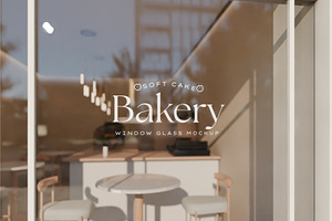 Logo Mockup on Glass Window Shop, an Advertising Mockup by Mockthethics.