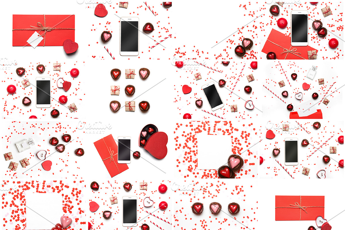 Valentine's Day Photo Bundle, a Books & Magazine Mockup by KateAedon (Photo 2 of 3)