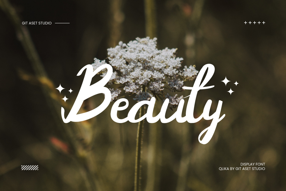 Qlika Script Font, a Handwritten Font by gitasetstudio (Photo 5 of 6)