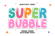 Playful Bubble - Cute Bubble Font, a Handwritten Font by KiddoGlyphs Studio (Thumbnail 3 of 3)