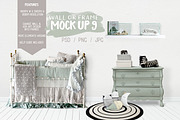 Kids Room Wall/Frame Mock Up 9, a Print Template by Whimsicality (Thumbnail 1 of 4)