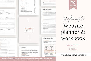 Website Planner And Workbook