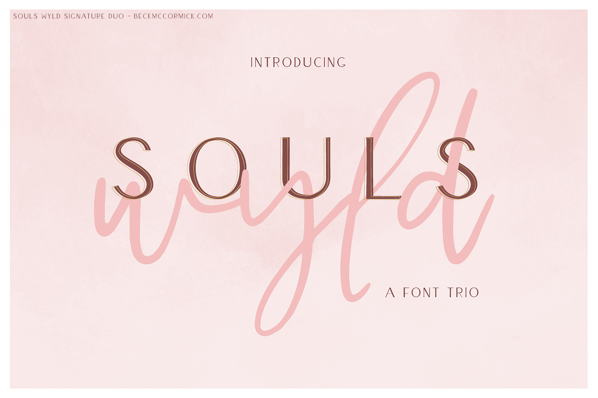 Souls Wyld Signature Script and Sans