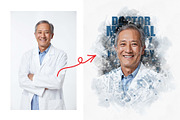 Typography Portrait Artistic Effect, an Action Add-On by MRI STUDIO (Thumbnail 4 of 28)