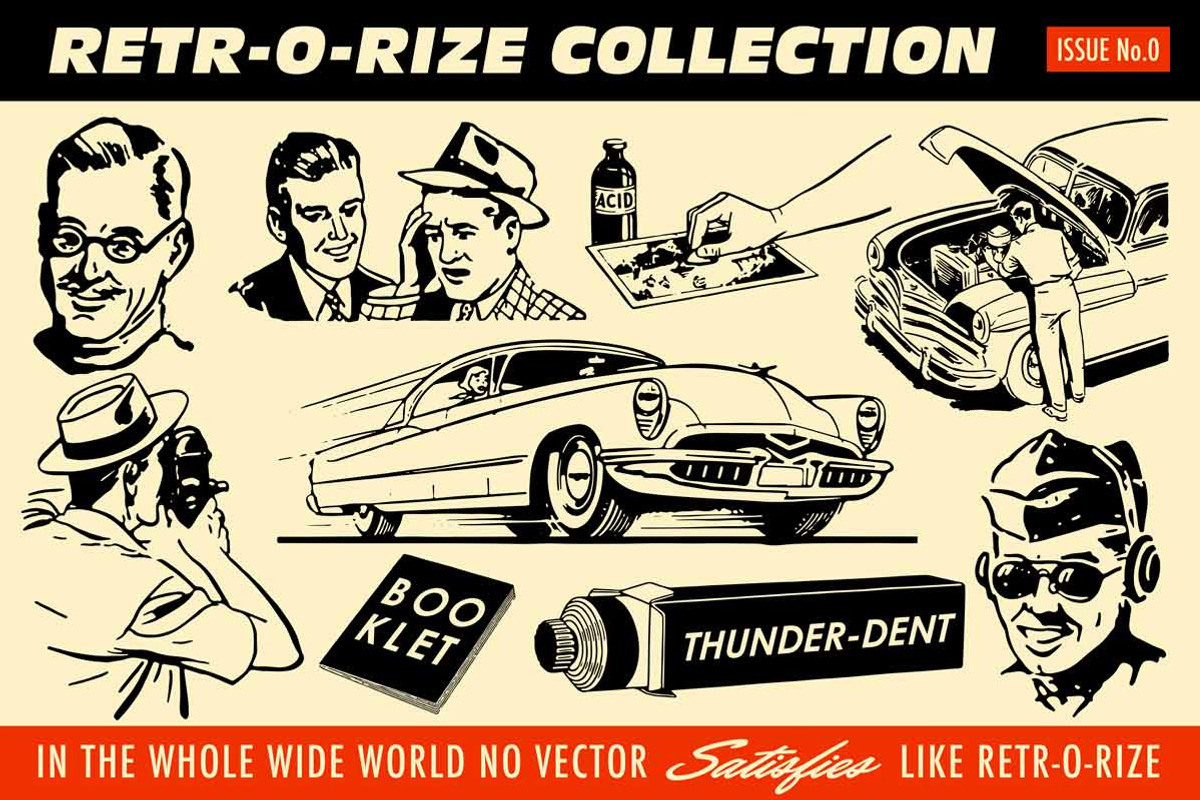 Retr-o-rize Collection - Issue #0, an Illustration by Thundr Co. (Photo 2 of 4)