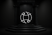 Minimalist Globe Arrow Logo, a Branding & Logo Template by Luxury Logos (Thumbnail 2 of 4)