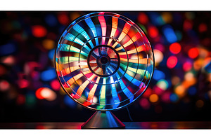 mesmerizing light fan ai generated, a Background Photo by pikepicture