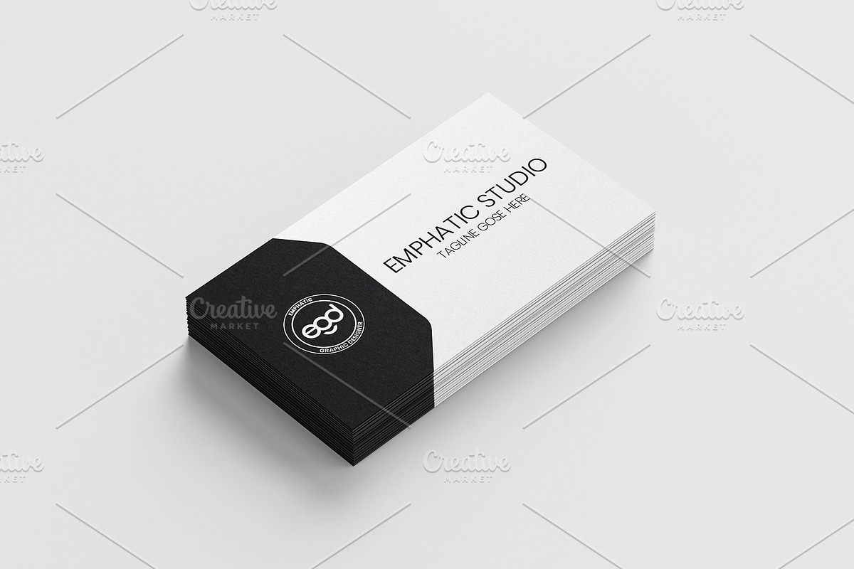 Professional Minimal Business Card, a Business Card Template by ExpertDesigner411 (Photo 1 of 5)