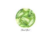 Watercolor Zucchini Seamless Pattern, a Food Illustration by OlDm_Shop (Thumbnail 10 of 10)