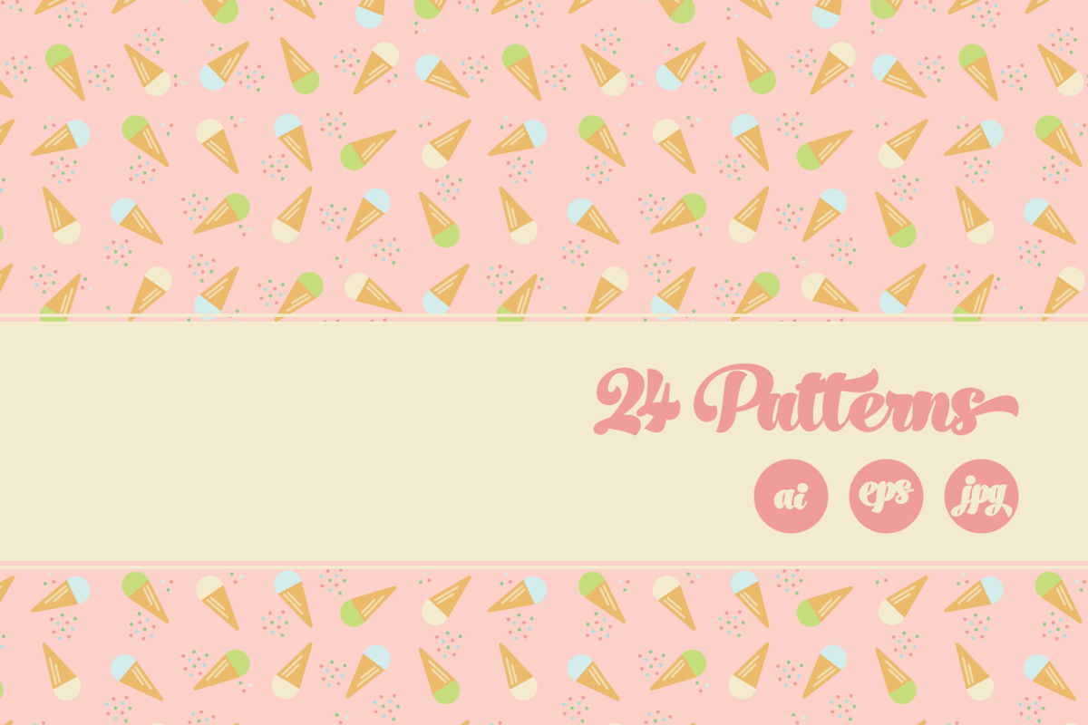 Retro Summer, a Pattern Graphic by Kenzagraphics (Photo 2 of 7)