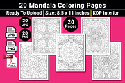 Printable Mandala Coloring Page, a Pattern Graphic by mirajeee (Thumbnail 4 of 4)