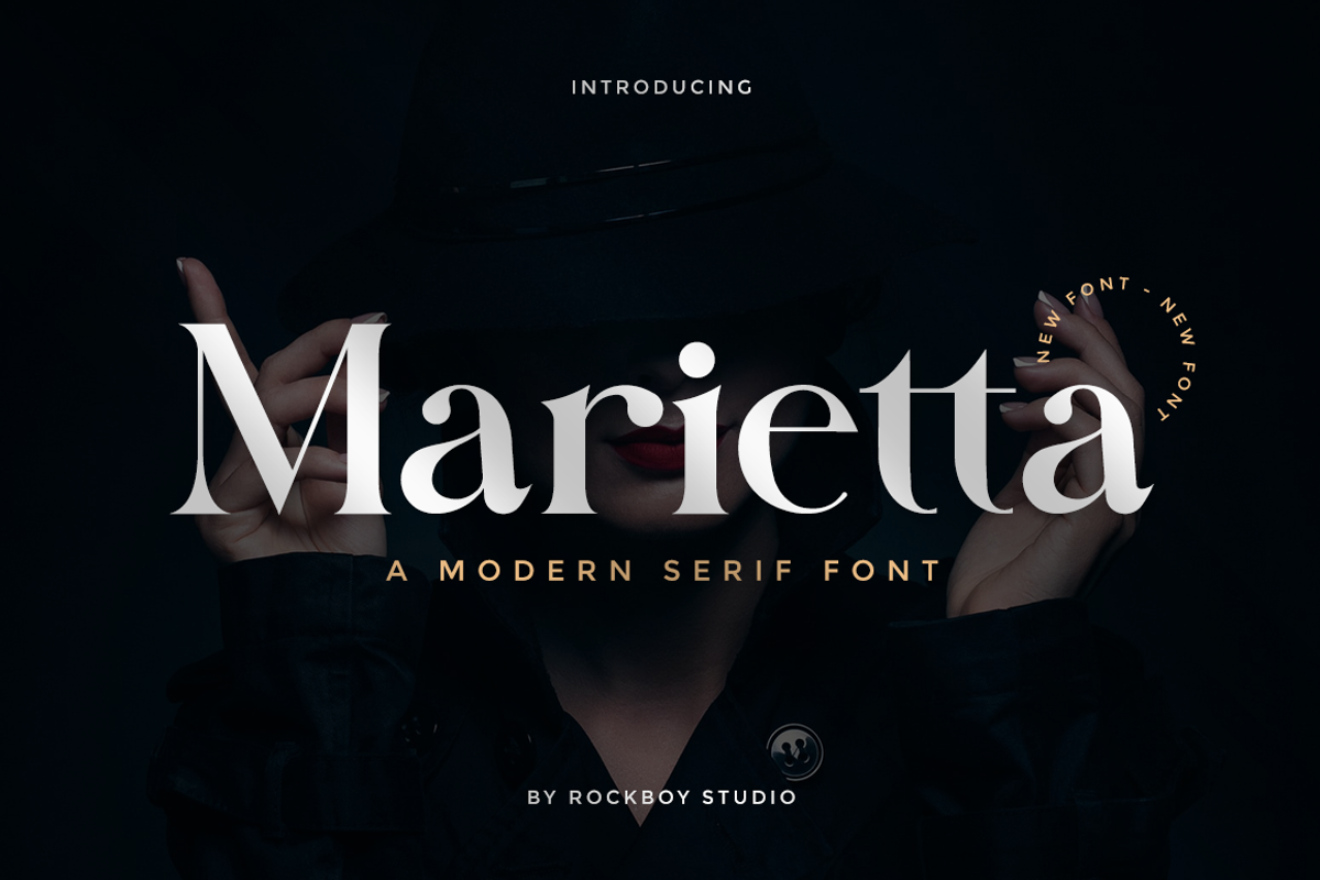 Marietta - Business Font, a Serif Font by RockboyStd (Photo 1 of 12)