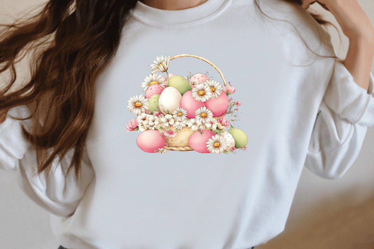 Whimsical Happy Easter Day Clipart, an Illustration by Designworld (Photo 7 of 8)