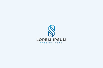 S letter logo template