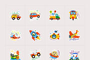 Animated Vehicle Stickers, an Emoji Icon by Prosymbols (Thumbnail 7 of 11)