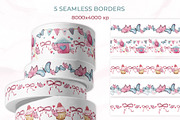 Romantic Watercolor Clipart set, a Decorative Illustration by WatercolorElena (Thumbnail 10 of 11)