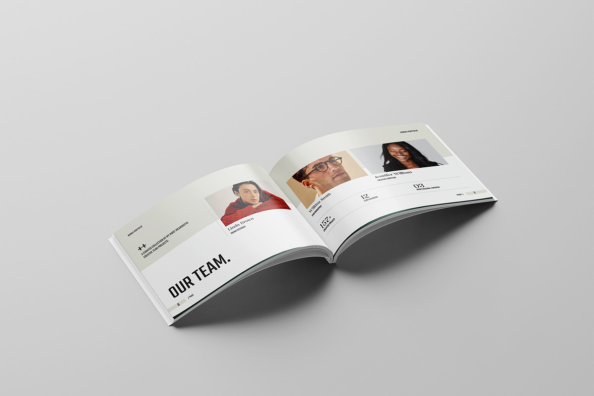 Works | Portfolio Template Landscape, a Brochure Template by Spark_Creative (Photo 4 of 14)