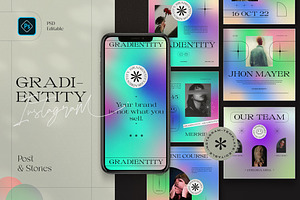 Gradientity - Brand Instagram Pack