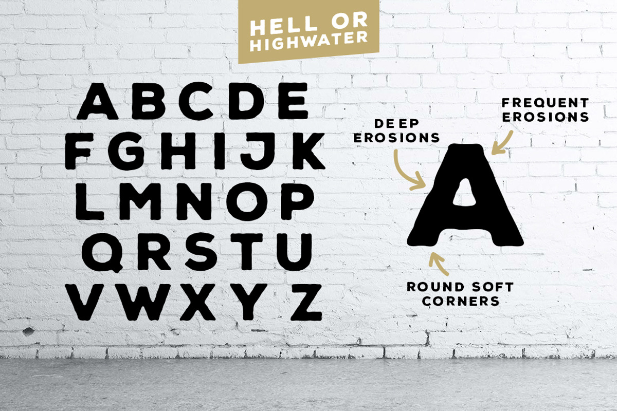Hell or Highwater - Sans Serif Font preview 4