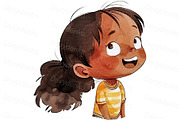 Kids different facial expressions, a Person Illustration by Bubert Art (Thumbnail 8 of 8)