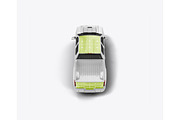 Pickup Truck Mockup, a Product Mockup by OneVectorStock (Thumbnail 2 of 16)