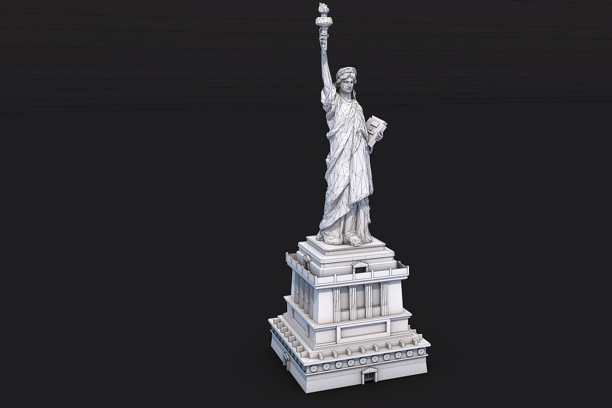 12 Famous Sculptures World Landmark, an Architecture 3D Model by multimedia4ds (Photo 21 of 25)