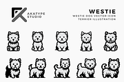 Westie Icon Vector, a Solid Icon by Akatype Studio (Thumbnail 1 of 3)