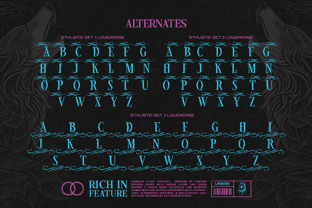 Alpha Spike Typeface, a Serif Font by alit design (Photo 9 of 17)
