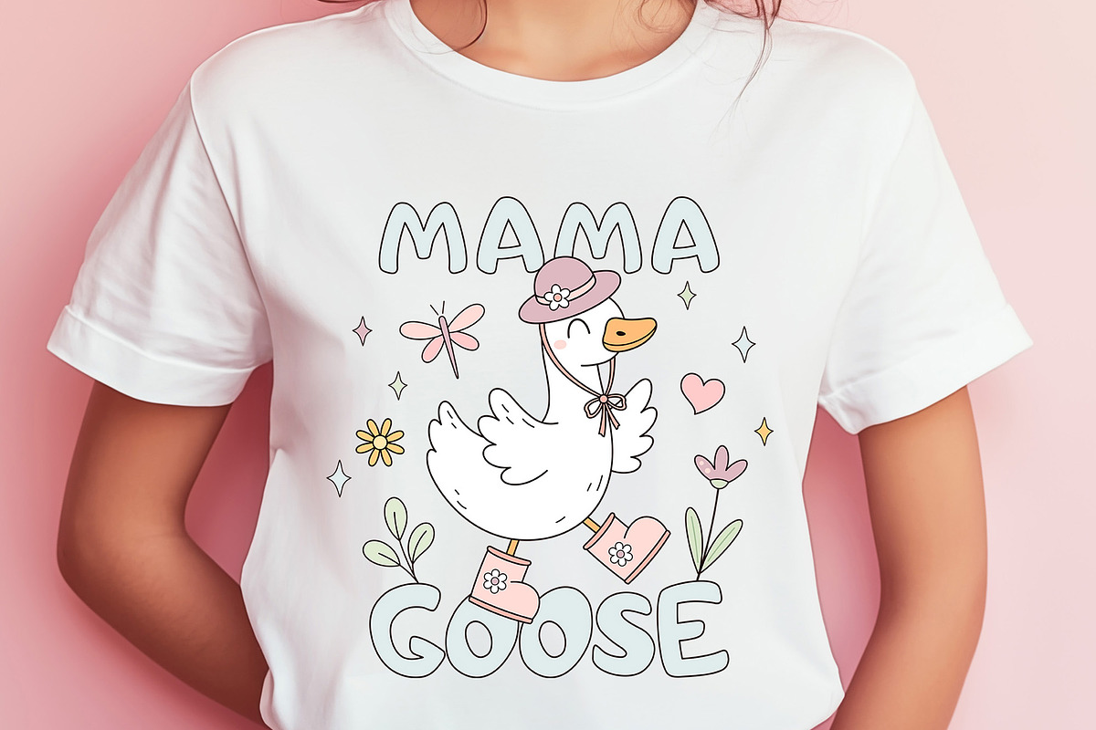 Silly Goose Bundle Trendy Design, an Animal Illustration by JulzaArt (Photo 3 of 5)