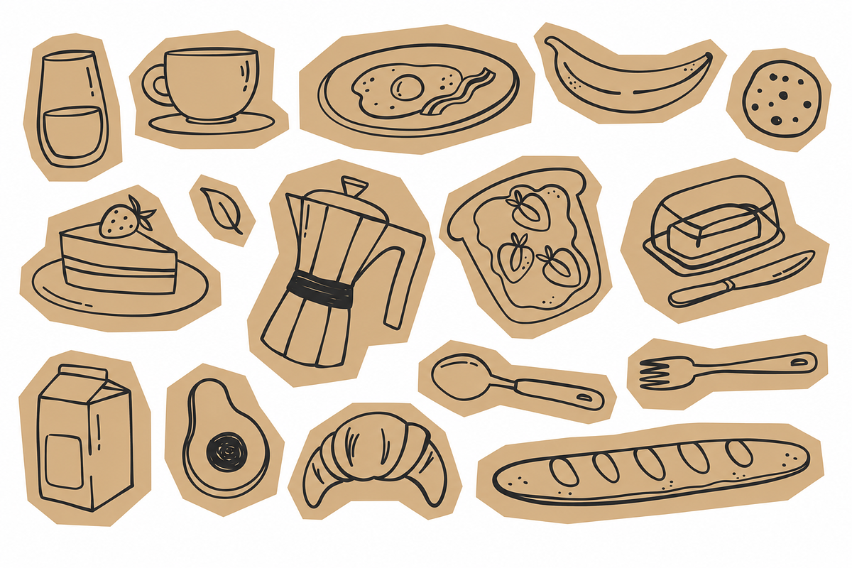 Paper Cut-Out Scrapbook Bundle, a Decorative Illustration by Anna Studio (Photo 18 of 28)