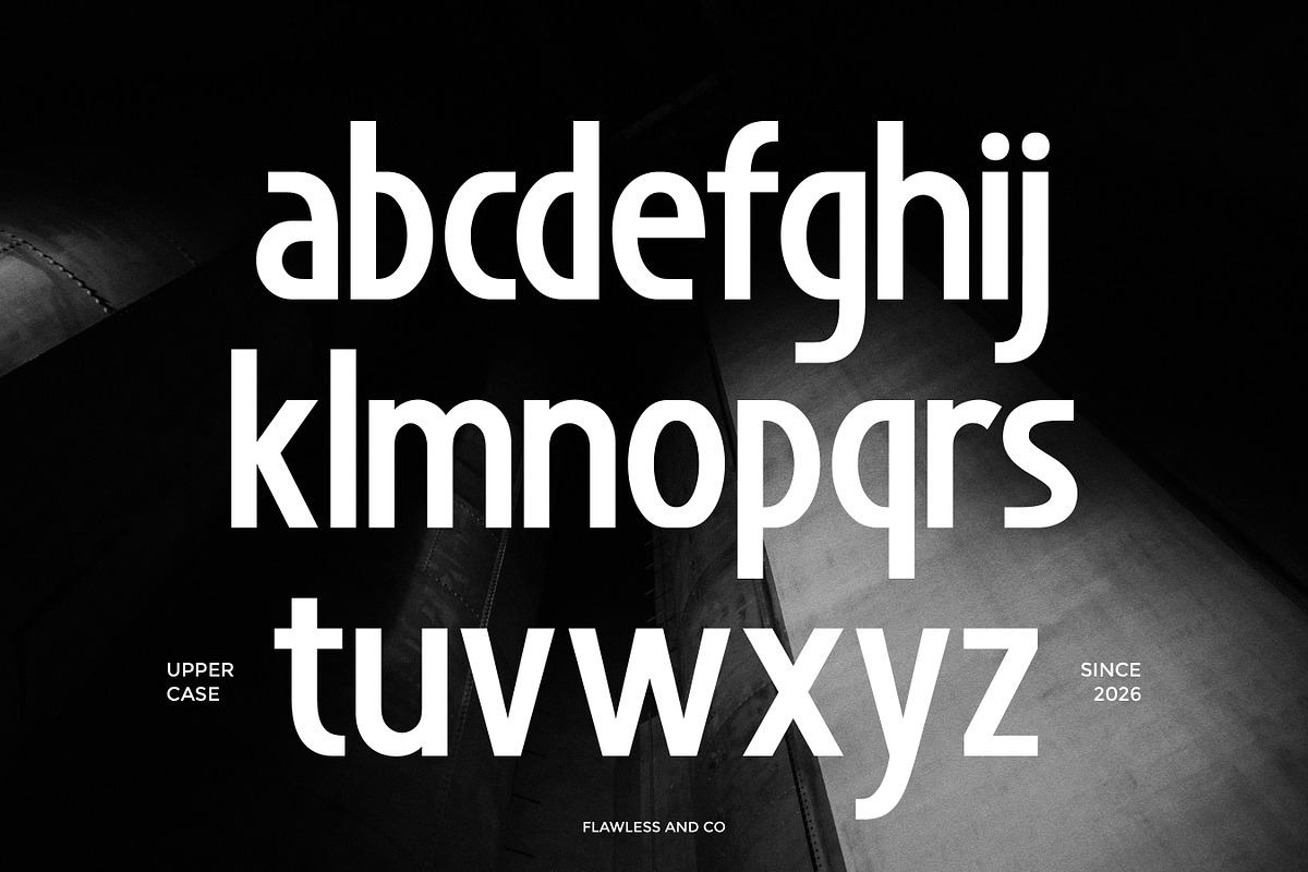Kranezi - Condensed Sans Serif Font, a Sans Serif Font by Flawless And Co (Photo 7 of 10)
