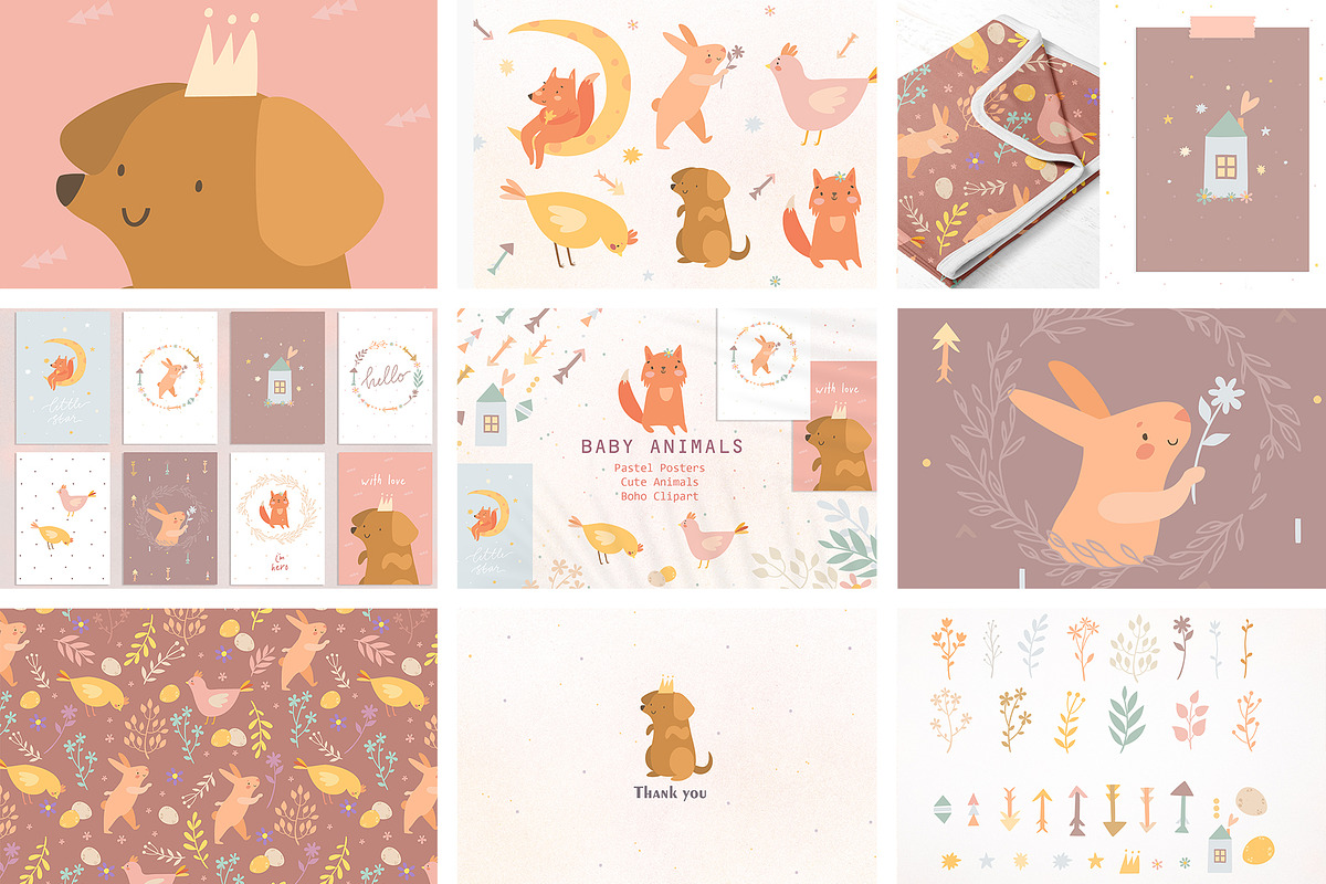 KIDS BUNDLE 2, an Animal Illustration by Lesya Skripak (Photo 7 of 11)
