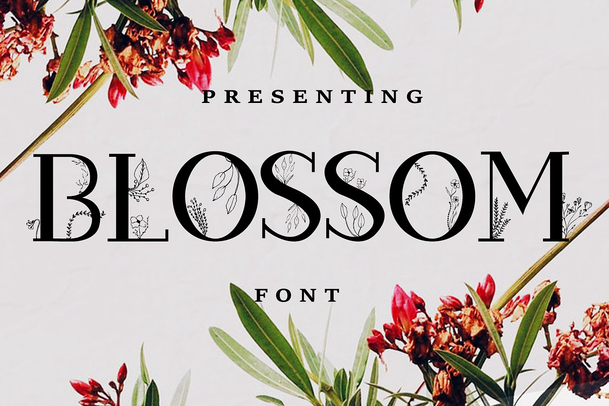 Blossom Font + Extras