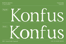Konfus – Organic Modern Serif Duo