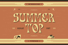 Summer Top Display Typeface