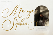 Sammybliss | Modern Calligraphy, a Script Font by Denustudios (Thumbnail 7 of 12)
