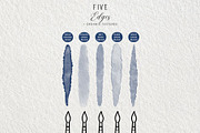 Pigment & Paper Brushes Procreate, a Brush Add-On by Fins and Fiction (Thumbnail 8 of 13)