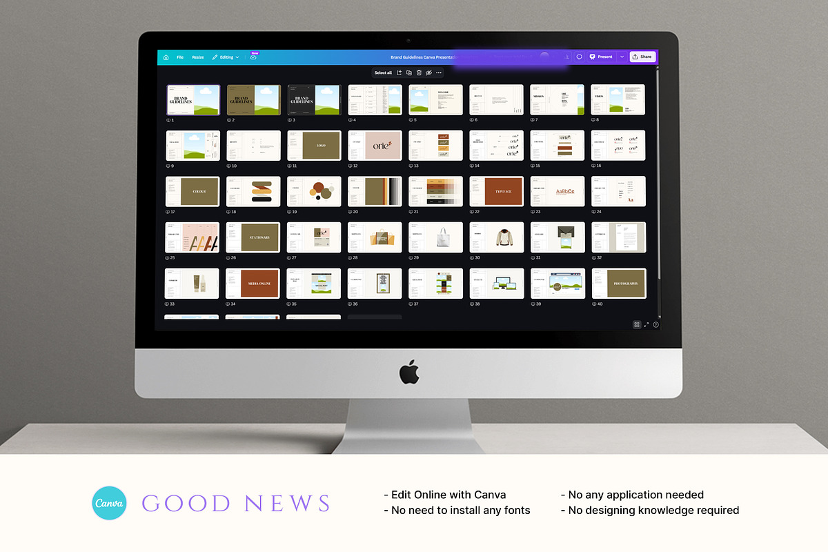 Brand Guidelines Template, a Presentation Template by Studio Industry (Photo 9 of 10)
