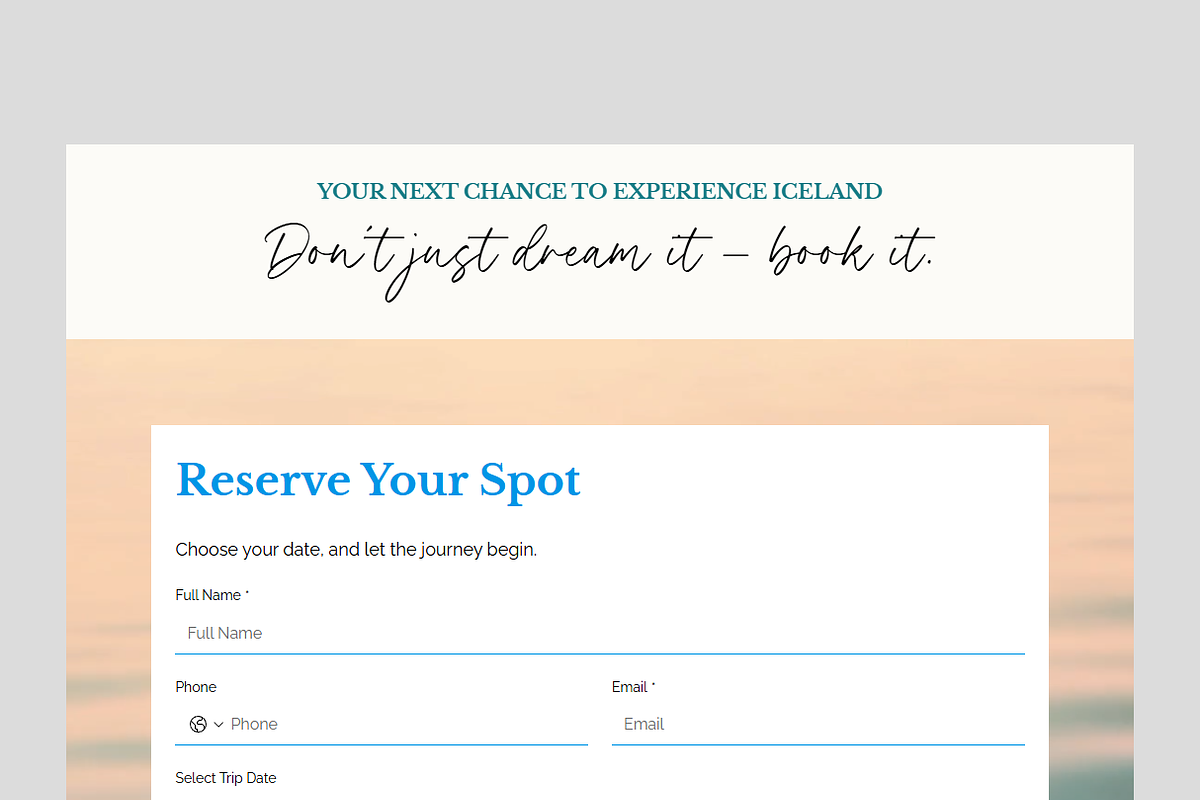 Resort - Wix Studio Website preview 2
