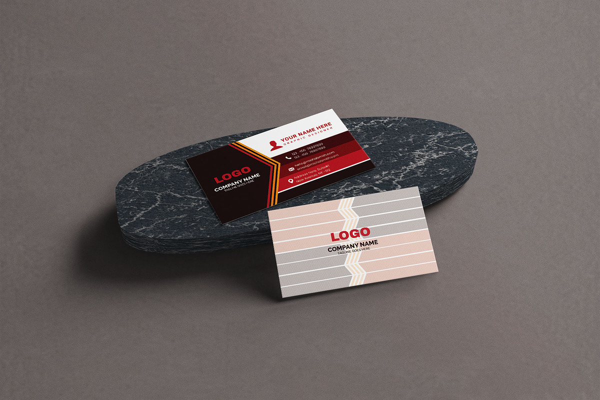 Creative Modern Business Card, a Business Card Template by Vitoria's Collection (Photo 3 of 3)