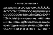 Piccole Font, a Sans Serif Font by Glyphminds Studios (Thumbnail 10 of 10)