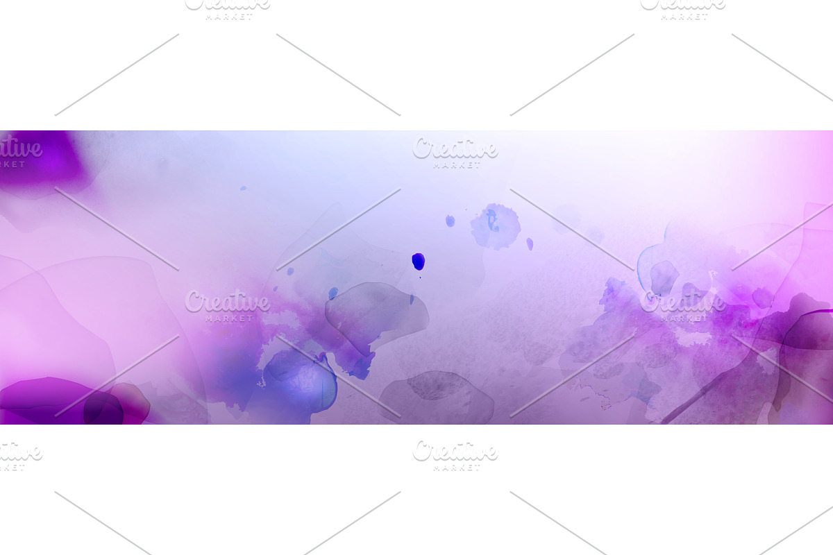 Purple and pink watercolor gradient, an Illustration by art PVP - market