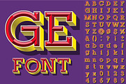 Colorful beveled alphabet, an Object Graphic by popskraft (Thumbnail 1 of 3)