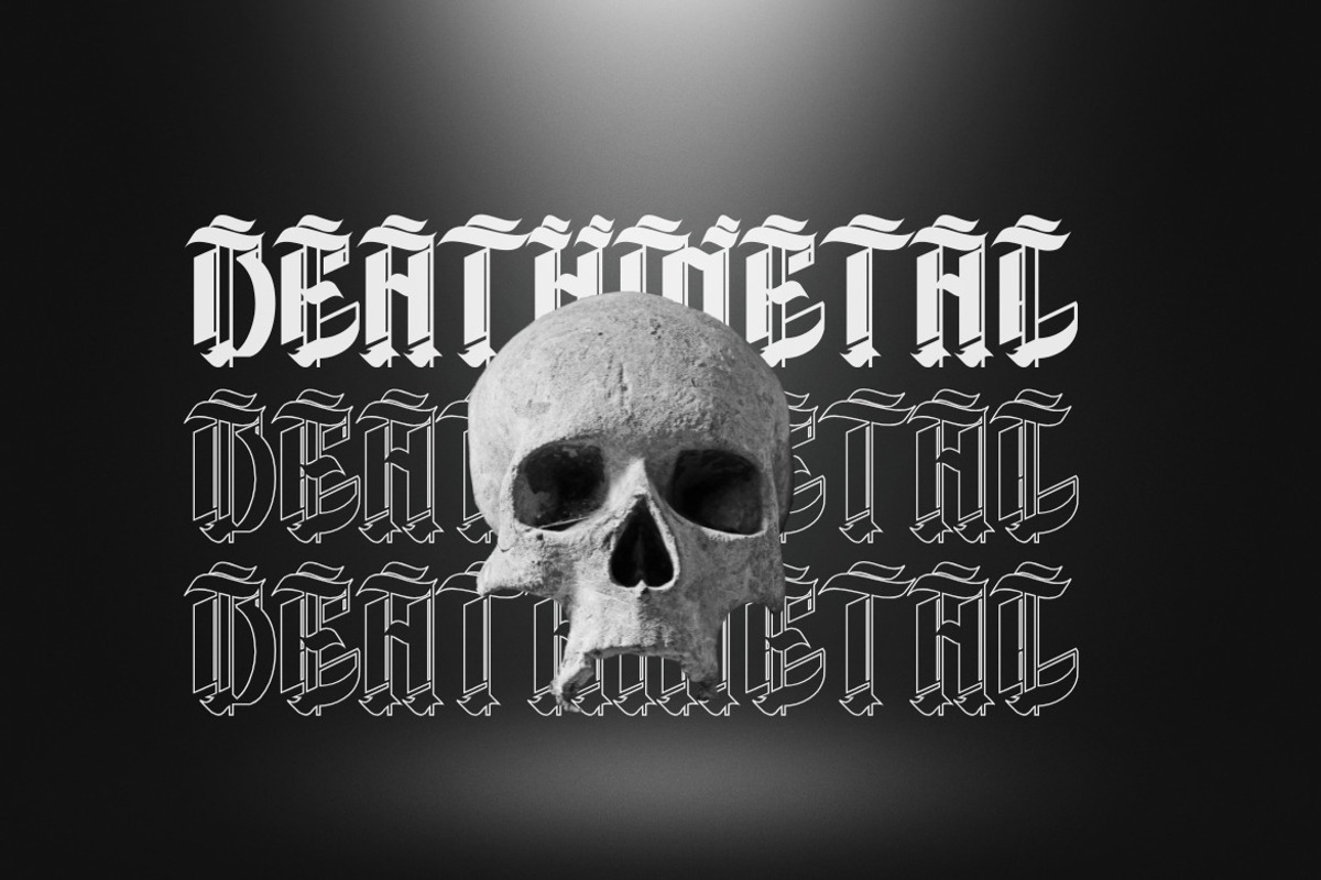 Astraid Stonks - Gothic Blackletter, a Blackletter Font by Dhabee (Photo 13 of 16)