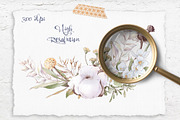 Watercolor Sunflowers and Cotton, an Illustration by Yuliya Art (Thumbnail 16 of 24)