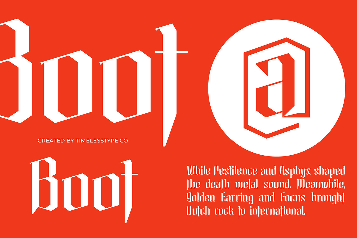 Helosa Modern Blackletter Font, a Blackletter Font by timelesstype.co (Photo 5 of 20)