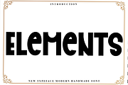 Elements, a Script Font by InermediaSTUDIO (Thumbnail 1 of 7)